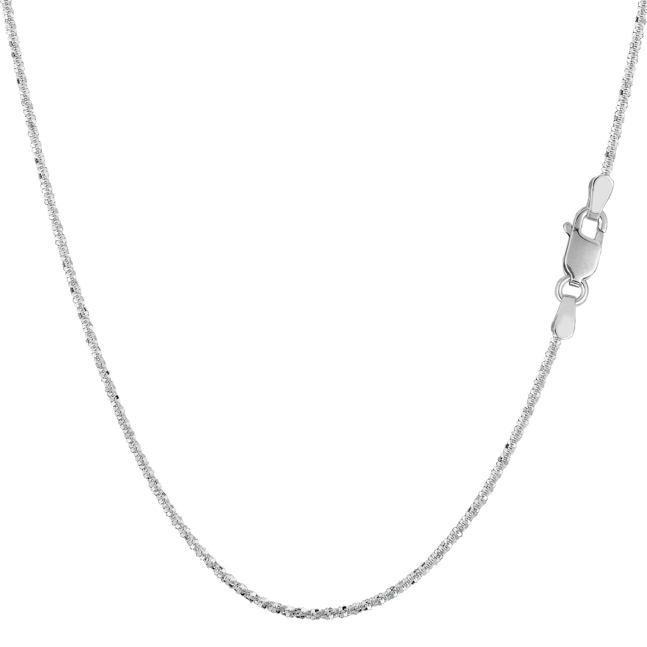 【14K】ドーターズジュエリー Sparkle chain necklace Sparkle Chain Necklace Solid 14K White Gold 20